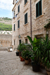 Fototapeta na wymiar Dubrovnik; Croatia - august 29 2022 : picturesque old city