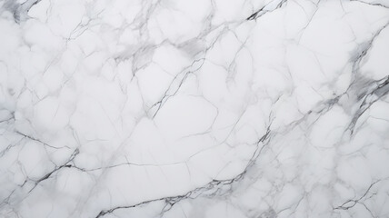 white marble texture with grey pattern, thin cracks, pale precious stone texture, marble floor and walls, swirls and waves details in the luxurious stone - obrazy, fototapety, plakaty