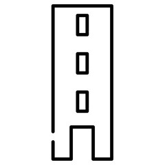  building line icon