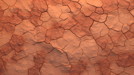 Cracked earth, desert soil during heatwave, heat, ground texture with cracks, drough, climate and ecology during global warming