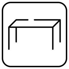 table line icon