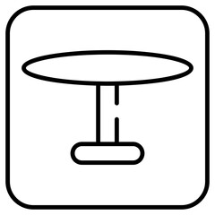 table line icon