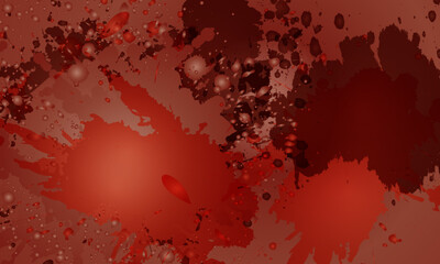 abstract red background with black grunge background texture in modern art design layout.