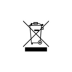 No waste symbol sign