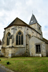 Fototapeta na wymiar Omerville; France - september 19 2023 : Saint Martin church
