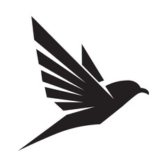 bird logo vector silhouette
