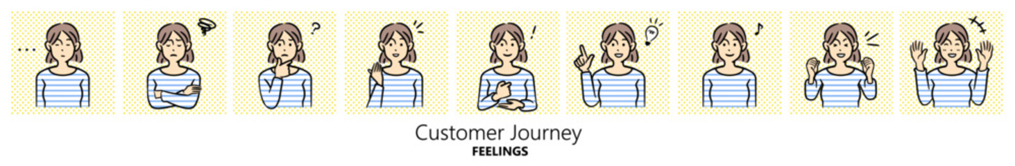 人物イラスト（女性１）