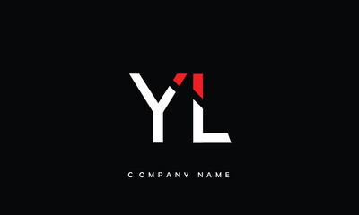 YL, LY, Y L Abstract Letters Logo Monogram