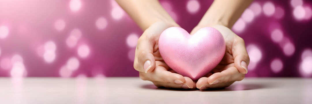 Hold a heart in your hands images, Presenting a heart stock photos, Heart in hands visuals, Love gesture background, Copy space white romantic theme, Hand holding heart photography, Expressing love wi