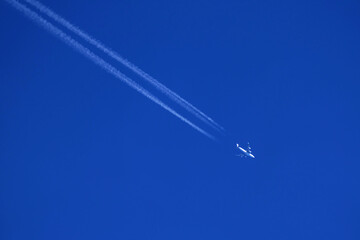 airplane in the sky