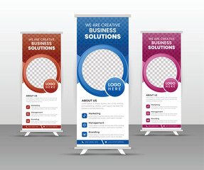 Rollup Banner design template