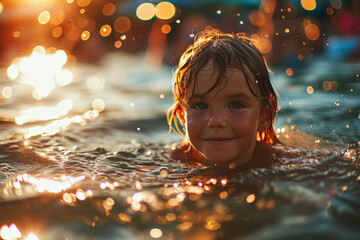 Kind im Wasser