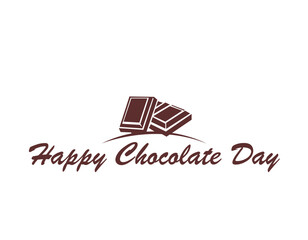 Happy Chocolate Day, Happy rose Day, Happy Valentine Day, Happy Hug Day, Happy Propose Day and Happy Kiss Day logo design vector illustration