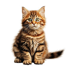 Obraz premium cat isolated on white background
