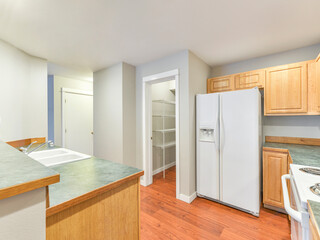 Modern residential kitchen interior