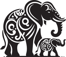Tribal Elephant Art