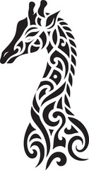 Tribal Giraffe Design