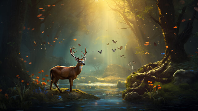 Wild animal for a World wildlife day.