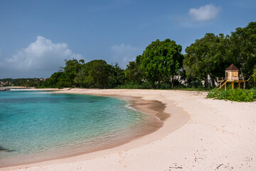 Heywoods Beach, Barbados: view of the tropical beach along the caribbean coast.