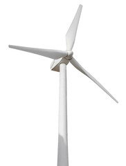  Wind turbine - isolated on trtansparent background - obrazy, fototapety, plakaty