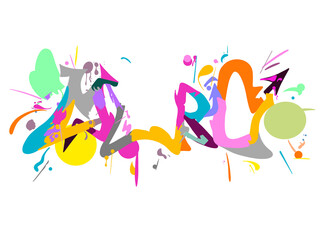 colorful letters
