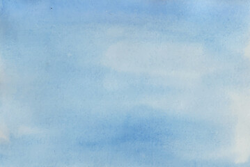 Abstract watercolor grunge vector banner background, blue color watercolor vector splash background, cloudy effect watercolor banner, modern watercolor splash template,