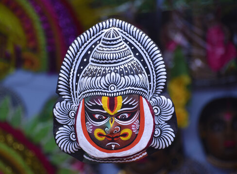 The Chhau mask is a traditional art form of Purulia, West Bengal, India