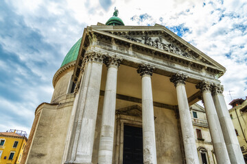 Naklejka premium San Simeone Piccolo (also called San Simeone e Giuda) is a church in the sestiere of Santa Croce in Venice