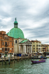 Naklejka premium San Simeone Piccolo church in Venice, Italy.
