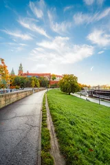 Foto op Plexiglas Wawel castle famous landmark in Krakow Poland. Landscape on coast river Wis © alexanderuhrin