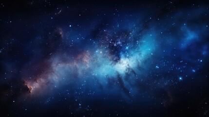 Obraz premium Universe filled with stars, nebula and galaxy