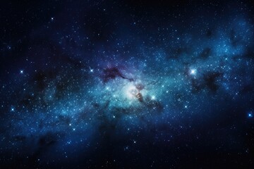 Naklejka na ściany i meble Universe filled with stars, nebula and galaxy