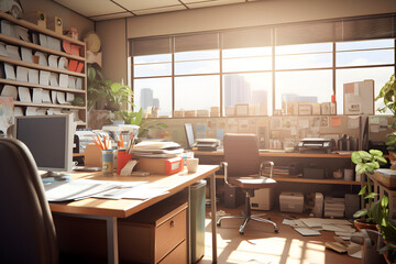 messy office, office full of paperwork, office work, messed up office, unorganized office