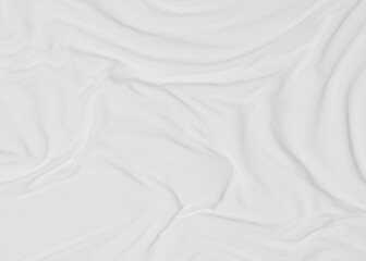 Closeup white crinkled paper texture