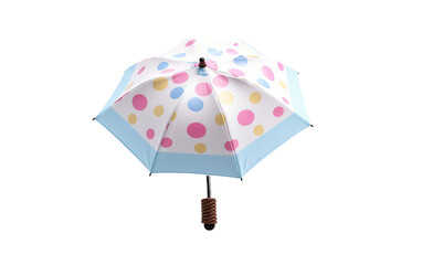 Design Meets Function in Mini-Umbrella Choices Isolated on Transparent Background PNG.
