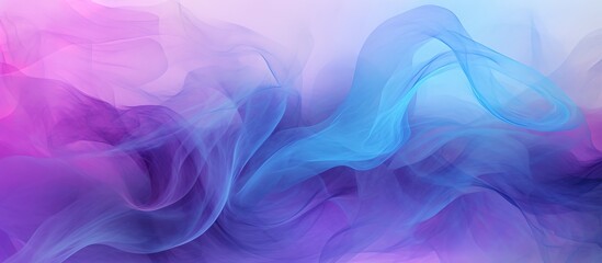 abstract background with smoke. Purple Blue Wave Smoke Background.
