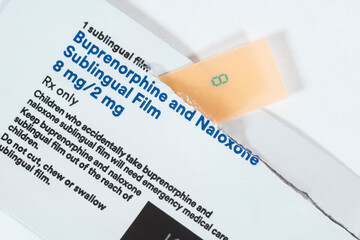 Close Up Generic Suboxone Films, Buprenorphine And Naloxone Sublingual Film