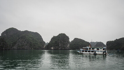 The landscape of Ha Long Bay in Northern Vietnam