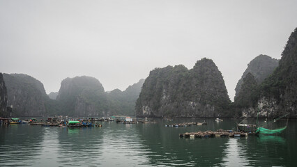 The landscape of Ha Long Bay in Northern Vietnam