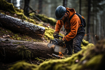 A Lumberjack's Daily Grind