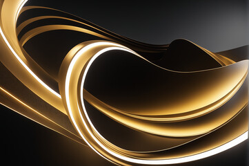 Abstract Gold Background