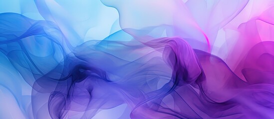 abstract background with smoke. Purple Blue Wave Smoke Background.