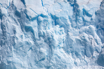 Obraz premium Texture in very high detail from the ice of a glacier wall