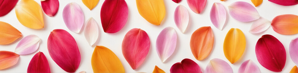 Vivid Tulip Petals Spread