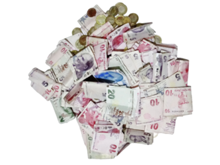 heaps of coins and coins