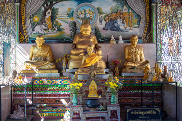 Naklejka premium Ancient Chiang Mai Thailand Temples