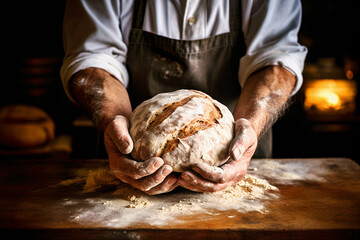 Artisan Aged Baker's Hands
