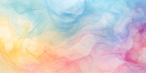 Watercolor abstract background in pastel colors