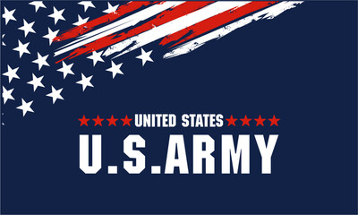 US ARMY Background Vector Illustration