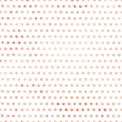 Blush Pink Watercolor Textured Polka Dot Patterns